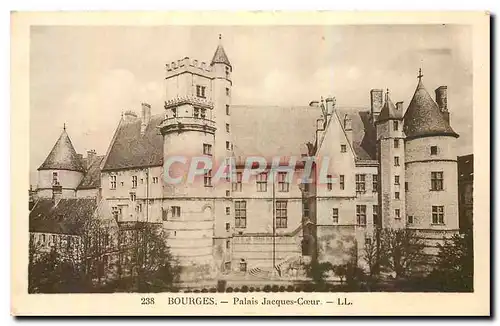 Cartes postales Bourges Palais Jacques Coeur
