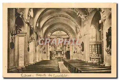 Cartes postales Lisieux Chapelle des Carmelites