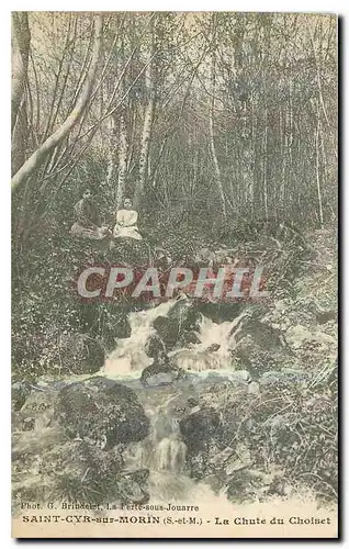 Cartes postales Saint Cyr sur Morin S et M la Chute du Choiset