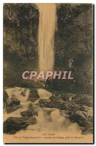 Cartes postales Les Alpes le Valgaudemard Cascade du Casset pres la Chapelle