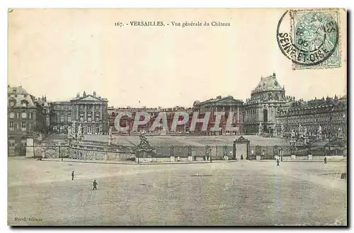 Cartes postales Versailles vue generale du Chateau