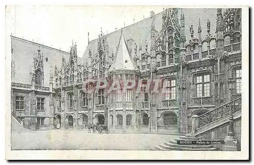 Cartes postales Rouen Palais de Justice