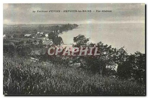 Ansichtskarte AK Environs d'Evian Amphion les Bains vue generale