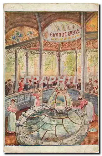 Cartes postales Grande grille Vichy