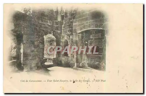 Cartes postales City de Carcassonne Tour Saint Nazaire la Salle des Gardes