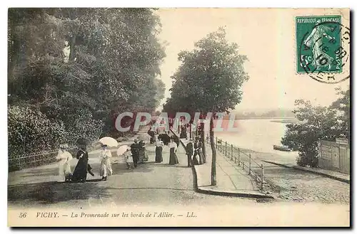 Ansichtskarte AK Vichy la Promenade sur les Bords de l'Allier