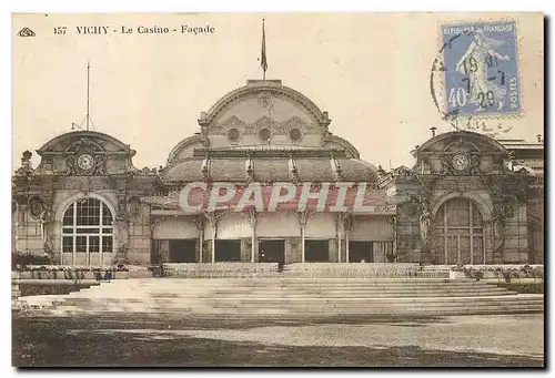 Ansichtskarte AK Vichy le Casino Facade