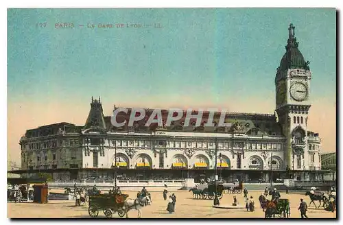 Cartes postales Paris la Gare de Lyon