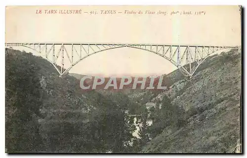 Cartes postales Le Tarn illustre Tanus Viaduc du Viaur