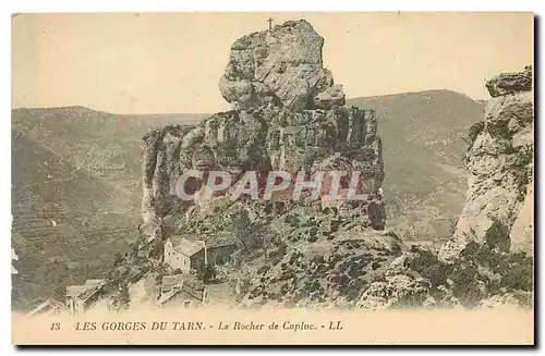 Cartes postales Les Gorges du Tarn le Rocher de Capluc