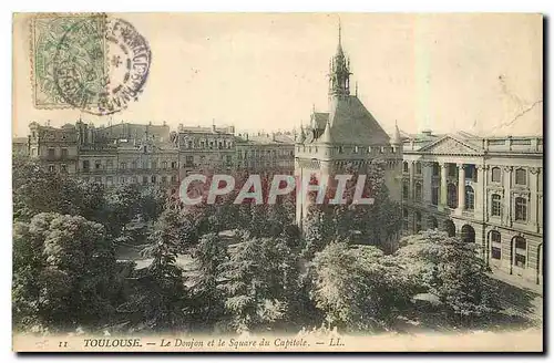 Ansichtskarte AK Toulouse le Donjon et le Square du Capitole