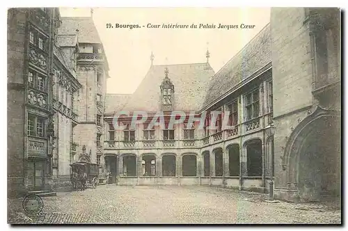 Cartes postales Bourges Cour Interieure du Palais Jacques Coeur