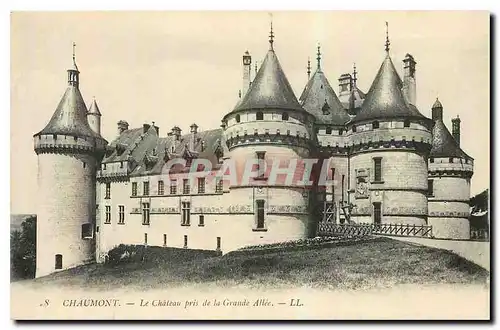 Cartes postales Chaumont le Chateau pris de la Grande Allee