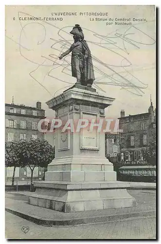 Ansichtskarte AK l'Auvergne Pittoresque Clermont Ferrand La Statue du General Desaix