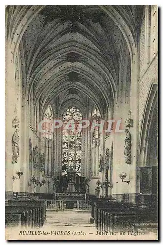 Ansichtskarte AK Rumilly les Vaudes Aube Interieur de l'Eglise