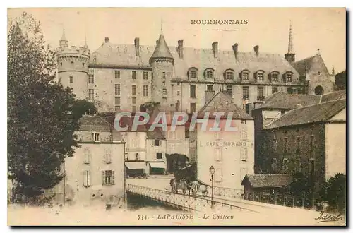 Cartes postales Bourbonnas Lapalisse Le Chateau Cafe Morano