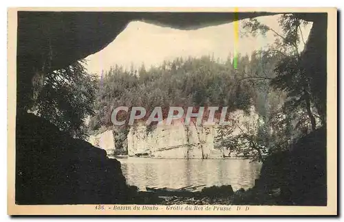 Cartes postales Bassin du Doubs Grotte du Roi de Prusse