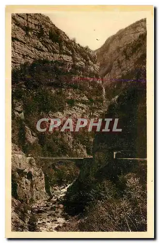 Cartes postales Gorges de la Bourne Le pont de la Goule Noire