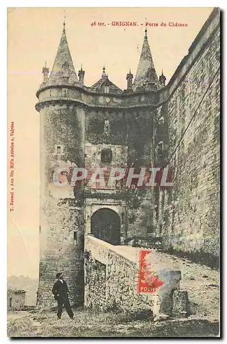 Cartes postales Grignan Porte du Chateau
