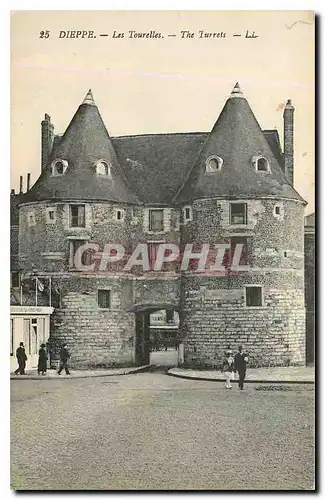 Cartes postales Dieppe Les Tourelles