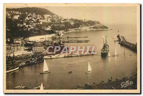 Cartes postales Cote d'Azur Artistique Nice Le Port et le Mont Boron