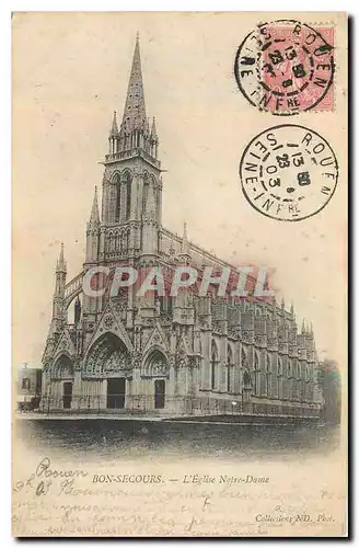 Cartes postales Bon Secours l'Eglise Notre Dame