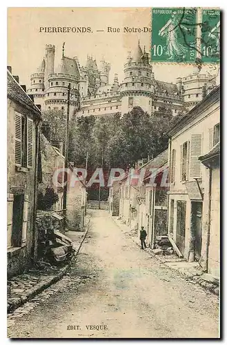 Cartes postales Pierrefonds Rue Notre Dame