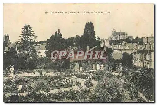 Ansichtskarte AK Le Mans Jardin des Plantes un beau coin