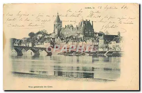 Cartes postales Vue generale de Gien