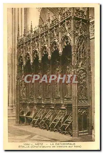 Cartes postales Metz La Catherale Stalle