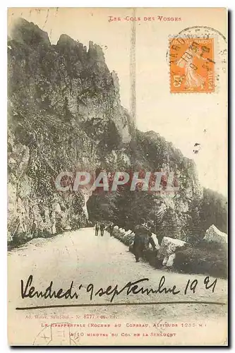 Cartes postales Les Cols des Vosges Le Krappenfels Rocher du Corbeau Col de la Schlucht