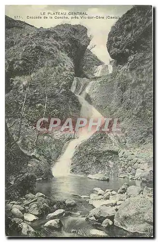 Cartes postales Le Plateau central Cascade de la Clonche pres Vic sur Cere Cantail