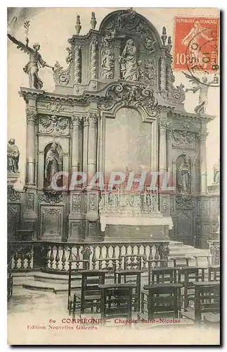 Cartes postales Compiegne Chapelle Saint Nicolas