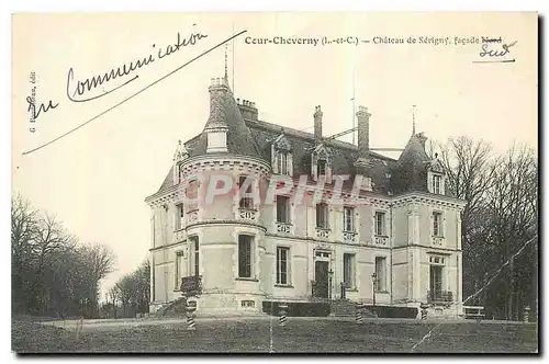 Cartes postales Ceur Cheverny I et C Chateau de Serugny facade