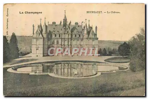 Cartes postales La Champagne Boursault le chateau