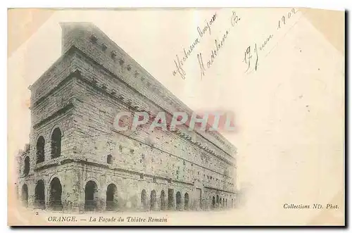 Cartes postales Orange la facade du Theatre romain