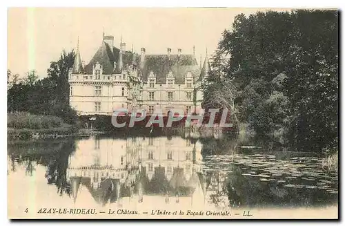 Ansichtskarte AK Azay le rideau le chateau l'Indre et la facade orientale