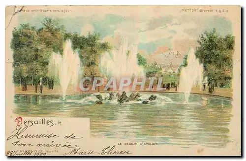 Cartes postales Le Bassin d'Apollon