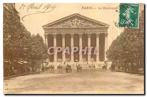 Cartes postales Paris la Madeleine