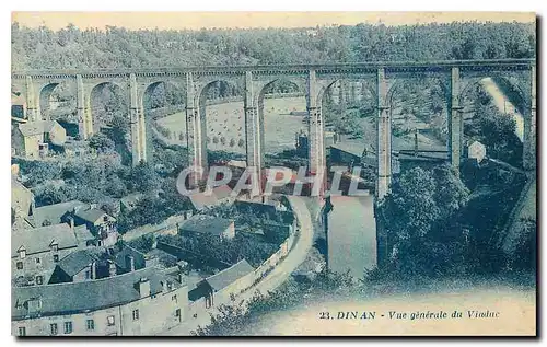 Cartes postales Dinan vue generale du Viaduc