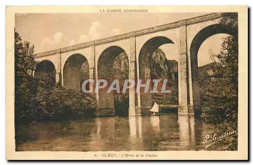 Ansichtskarte AK Clecy l'Orne et le Viaduc