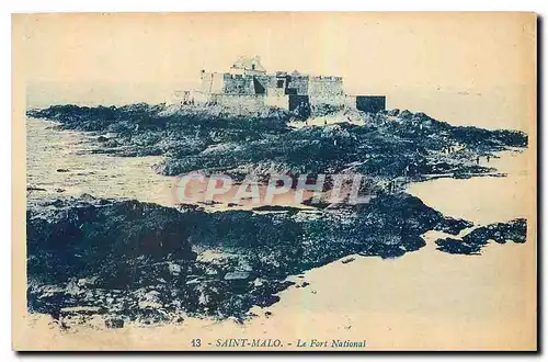 Cartes postales Saint Malo le Fort National