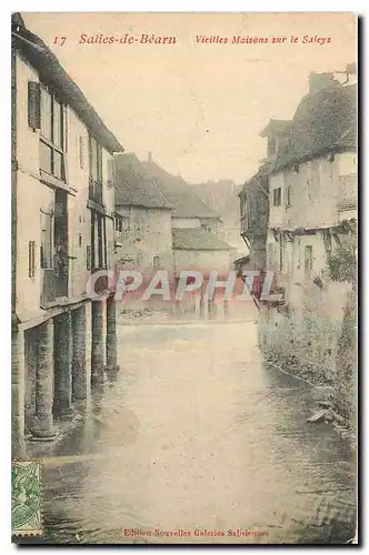 Cartes postales Salies de Bearn Vieilles Maisons sur le Saleys