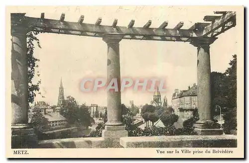 Ansichtskarte AK Metz vue sur la Ville prise du Belvedere