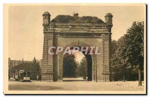 Cartes postales Metz Moselle le porte Serpenoise Tramway