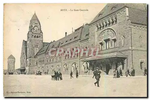 Cartes postales Metz la Gare Centrale