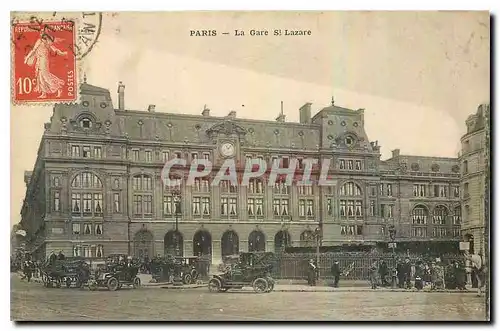 Ansichtskarte AK Paris la Gare St Lazare