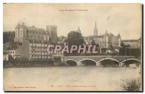 Cartes postales Pau Vue generale sur le Gave