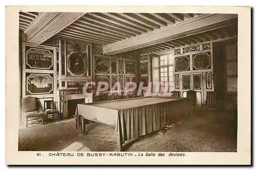 Ansichtskarte AK Chateau de Bussy Rabutin la salle des devises