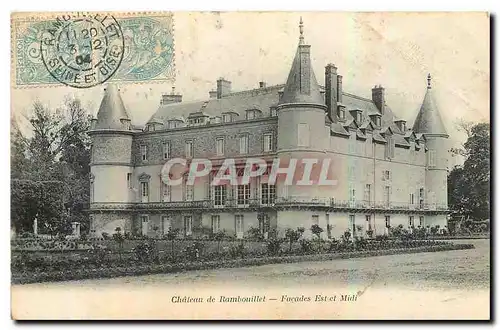 Ansichtskarte AK Chateau de Rambouillet facades est et nord